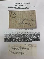 Santa Fe, N.M., 28th Dec. 1846. Dateline on three page letter from ...