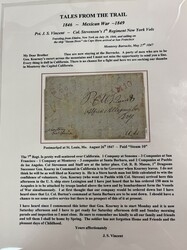 Monterey Barracks, May 27th, 1847 (Kearny's Overland Mail). Dateline ...