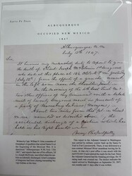 Albuquerque, N.M., July 13th, 1847 (Santa Fe Trail). Datelined folded ...