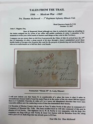 Head Quarters Santa Fe N.M., October 15, 1847. Dateline on three page ...