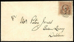 New South Wales, 1854, Queen Victoria, 1s brownish red. Watermarked ...