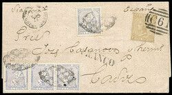 Great Britain, 1867, Queen Victoria, 9d pale straw, Spray of Rose ...