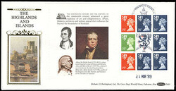 Great Britain, 1989, Scotland Regional Machin Head booklet pane ...