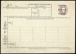 Gold Coast, G.B. 1901, KEVII, 6d dull violet, overprinted "Gold Coast ...