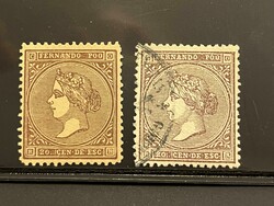 Fernando Poo (Spanish Colony) Fernando Poo, 1865, 20c brown and red ...