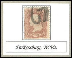 Fancy Cancels Balance. 50 issues mostly 1861-68 3¢ issues (65, 94) ...