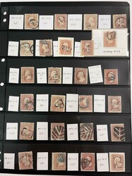 Fancy Cancels Balance. 50 issues mostly 1861-68 3¢ issues (65, 94) ...