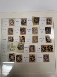 Geometric Fancy Cancels. 52 issues mostly 1861-68 3¢ issues (65, 94) ...