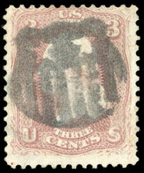 Shield Fancy Cancels. 27 1861-68 3¢ issues (65, 94) with different ...