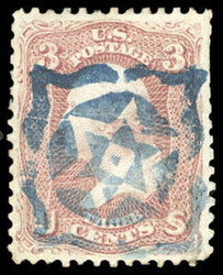 United States Fancy Cancels, 1851-1867. Lot of 15 stamps including ...