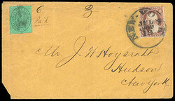 Boyd's City Express, 1860, 1¢ black on green. Full margins, small ...