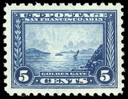 1915, 5¢ Panama-Pacific, perf. 10. O.g., never hinged, Post Office ...