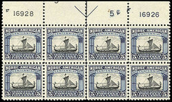 6605105: 美國 1922-29 - Plate number set