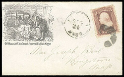 Oh Massa Jeff, Dis Sesesh Fever Will Kill De Nigger. Caption below ...