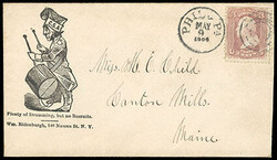 Plenty of Drumming, But No Recruits. Humorous design showing drummer ...