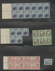 Hawaii, 1894-99 Republic issues, A.B.N.Co. "Specimen" error overprint ...
