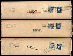 Ryukyus, 1966 Morning Star Newspaper Wrapper Usages. 6 intact ...