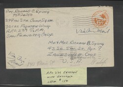 Ryukyus, 1945-46 A.P.O. & F.P.O. Covers. Group of seven covers either ...