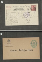 Latin America, Group, 1864-1944. Of 40 covers/postal stationery, ...