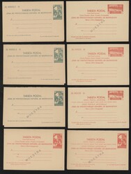 Spanish Morocco, Postal Stationery, 1894-1954. Of 44 items; includes ...