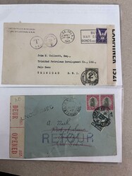 Trinidad & Tobago, Cover Group, 1890-1950's. Of 7 covers; includes a ...