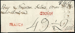 Ecuador (Guayaquil) Guayaqul. Red condensed first type postmark on ...