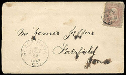 Black Hawk Point, C.T., July 29, 1863. Unusual "custom made" cdswith ...