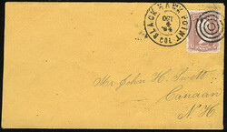 Group of ten covers from one correspondence, Colorado Territory (2x), ...