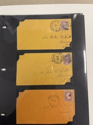 Group of ten covers from one correspondence, Colorado Territory (2x), ...