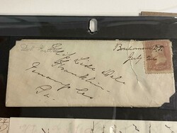 Dakota correspondence. Two covers from the same correspondence, the ...