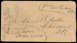 Nebraska Territorial Correspondence. A nice lot of three covers all ...