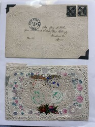 Gold Hill, N.T. Feb 25, 1863. Perfect strike of double circle ...