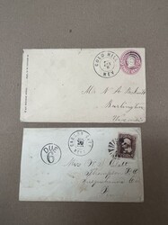 Nevada Postmark Group. Lot of three covers and one postal entire from ...