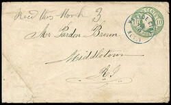 Pardon Brown Correspondence [1862]. Group of four covers from the ...