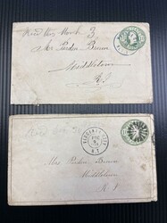 Pardon Brown Correspondence [1862]. Group of four covers from the ...