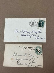 New Mexico Postmark Group. Small lot of three postal entires &amp; ...