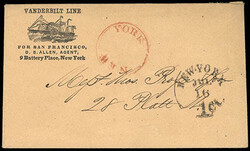 (Ship) Vanderbilt Line, For San Francisco, D. S. Allen, Agent, 9 ...