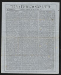 The San Francisco News Letter Business Page. Number 16 used ...