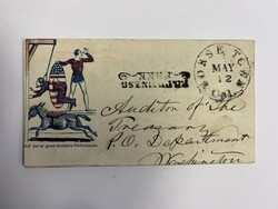 California Civil War Patriotic Covers. Lot of five California ...