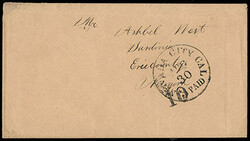 (Nevada) Nevada City, Cal. PAID 3 Aug 30. Fine integral rate ...