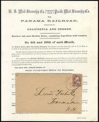 U.S. Mail Steamship Co. connecting with Pacific Mail Steamship Co. ...