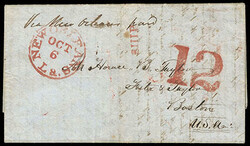 Brig Aleutian Aug 10th 1849, Letter No 3, At sea, Latitude 30°6' S, ...
