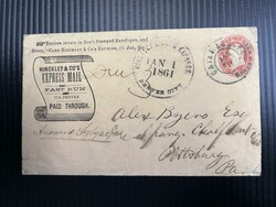 Hinckley & Co.'s Express Denver City Jan 1, 1861. Black cds (Thomas ...