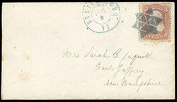 Brattleboro, Vt. Fancy Cancels. Small group of 5 cover all ...