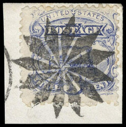 Rosette of Waterbury, Ct. (12 segments, type 1). Complete bold strike ...