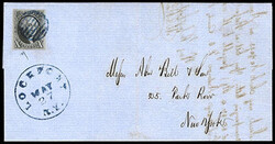 1847, 10¢ black. Position 52L1. Large well balanced margins and deep ...