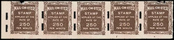 Test Stamp, 1906-09, "Mail-O-Meter Stamp", brown, Schermack type III ...