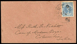 Confederacy, 1861, 10¢ blue, Paterson printing. Large balanced ...