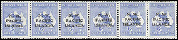 North West Pacific Islands, 1915-16, Kangaroo and Map, 6d Ultramarine ...