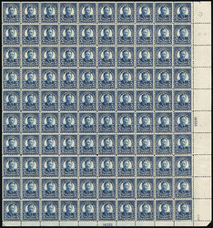 Canal Zone, 1926, 5¢ Theodore Roosevelt, sharp "A", "ZONE ZONE". ...